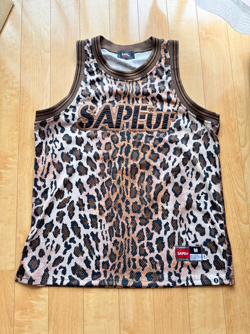 SAPEur® MESH BASKET TANKTOP ブラウンレオパード M SAPEur® MESH BASKET TANKTOP ブラウンレオパード M SAPEur® MESH