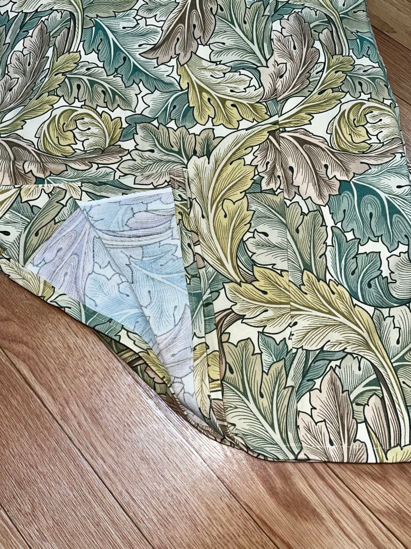 ウィリアムモリス ボタニカル柄カーテン2枚