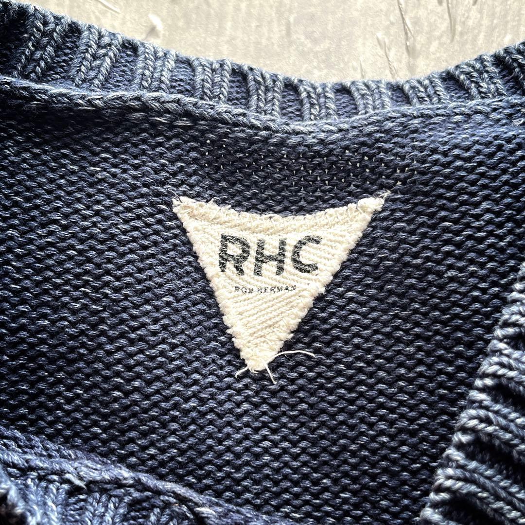 ロンハーマン RHC インディゴ ニット セーター リブ編み アメカジ