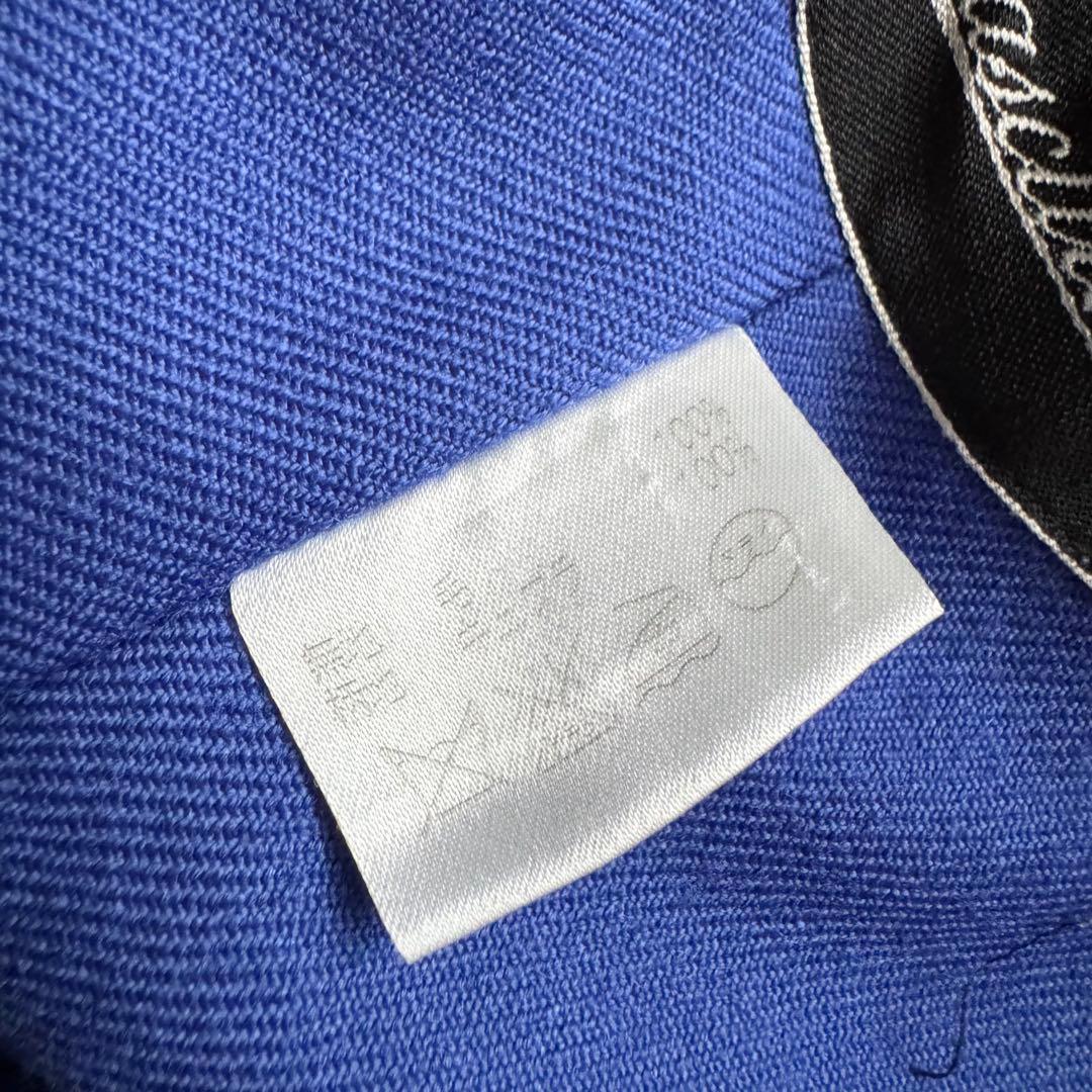 アクアスキュータム トレンチコート ロイヤルブルー ライナー ベージュ