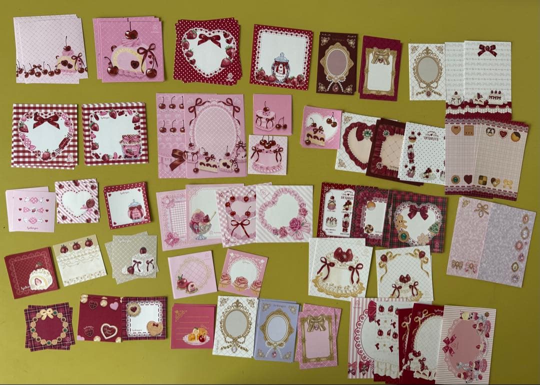 hydrangea 135枚 まとめ売り バラメモ メモ コラージュ 紙もの - メルカリ