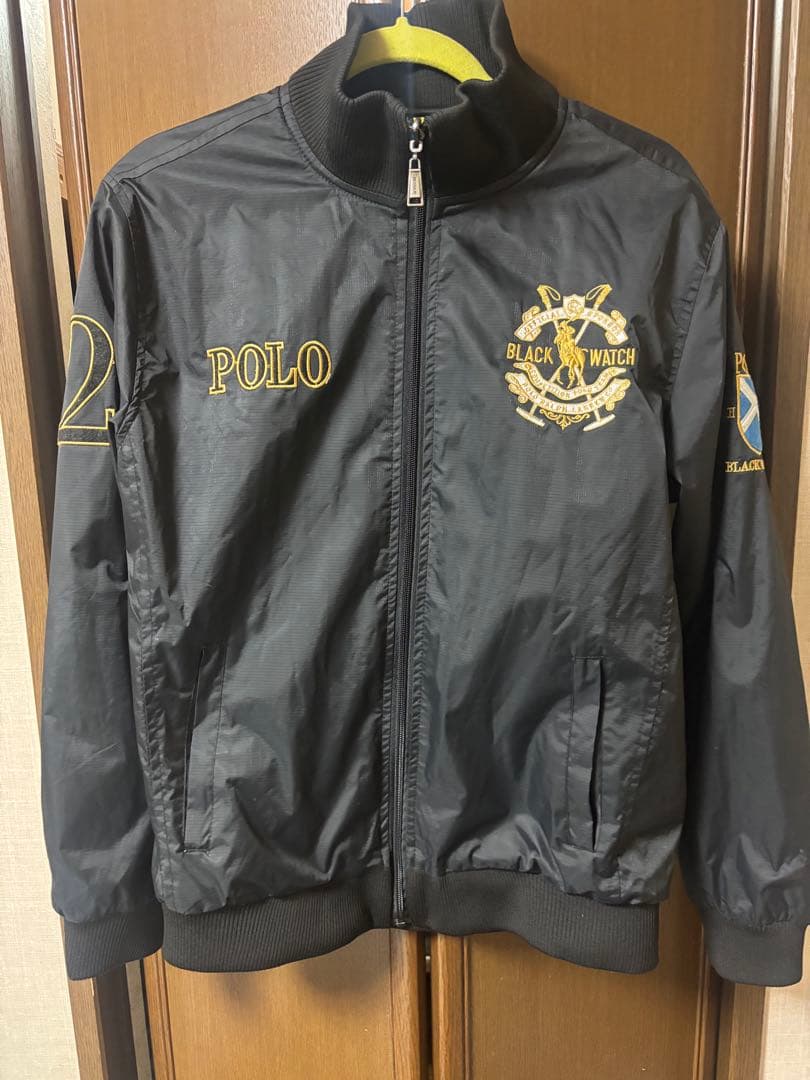 ポロ ラルフローレン リバーシブル ナイロンジャケット Black watch 美品】ポロラルフローレン ジャケット リバーシブル ブラックウォッチ