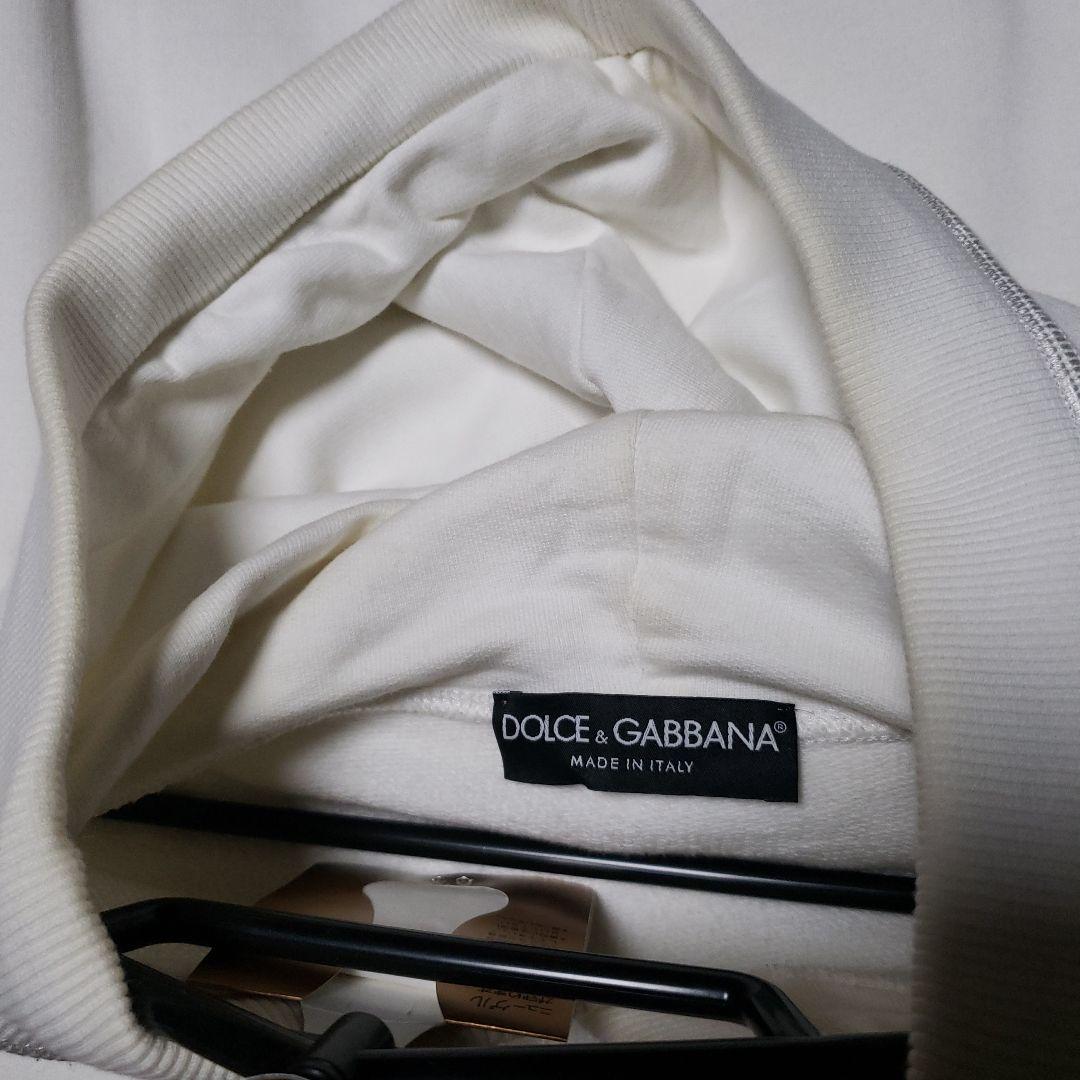 3回試着 ドルチェ&ガッバーナ パーカー ホワイト サイズ48 L - メルカリ