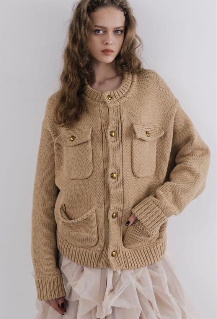 Residenz Knit Cardigan thetoe - メルカリ