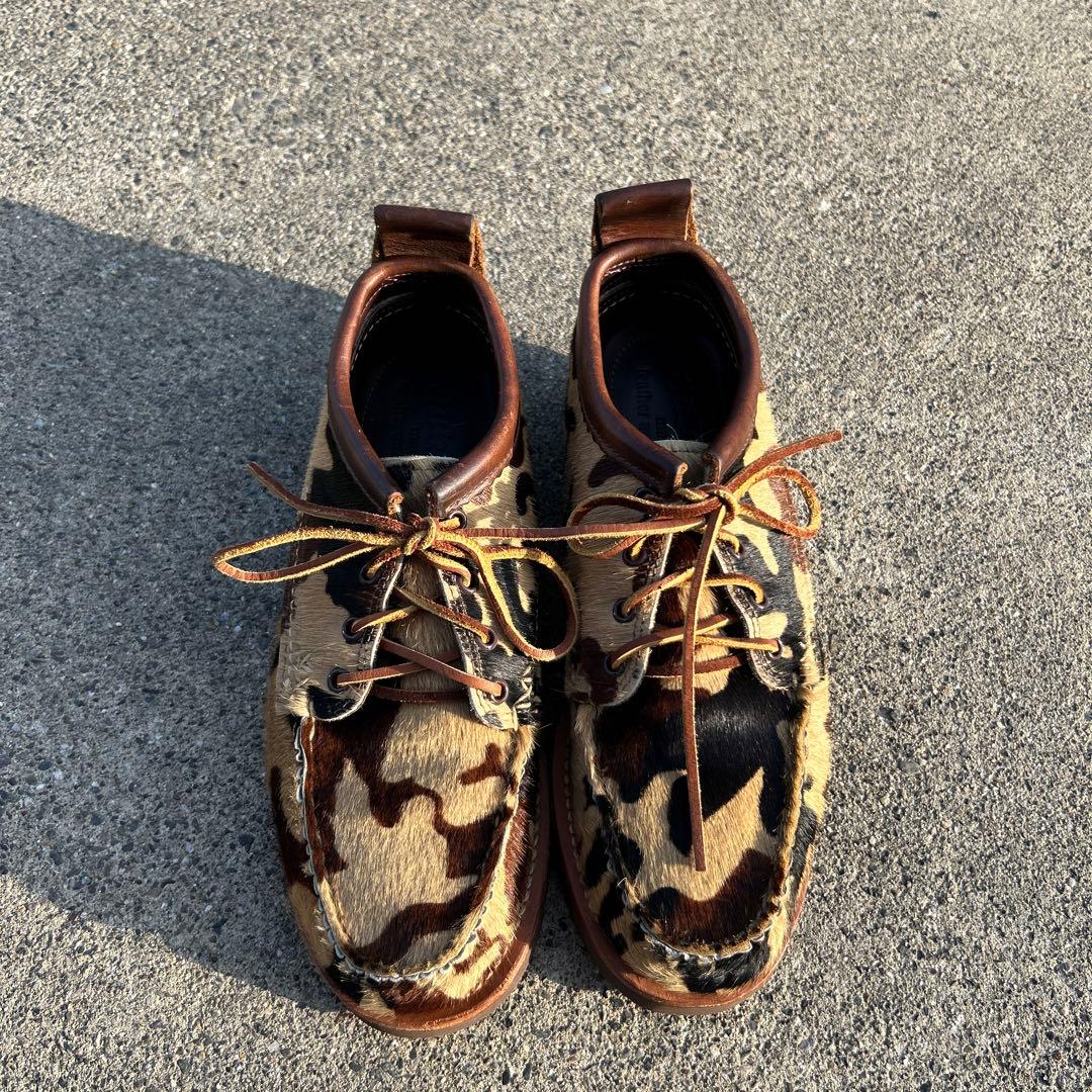 完売品 USA製 YUKETEN 革靴 ハラコ アニマル柄 迷彩柄 - メルカリ
