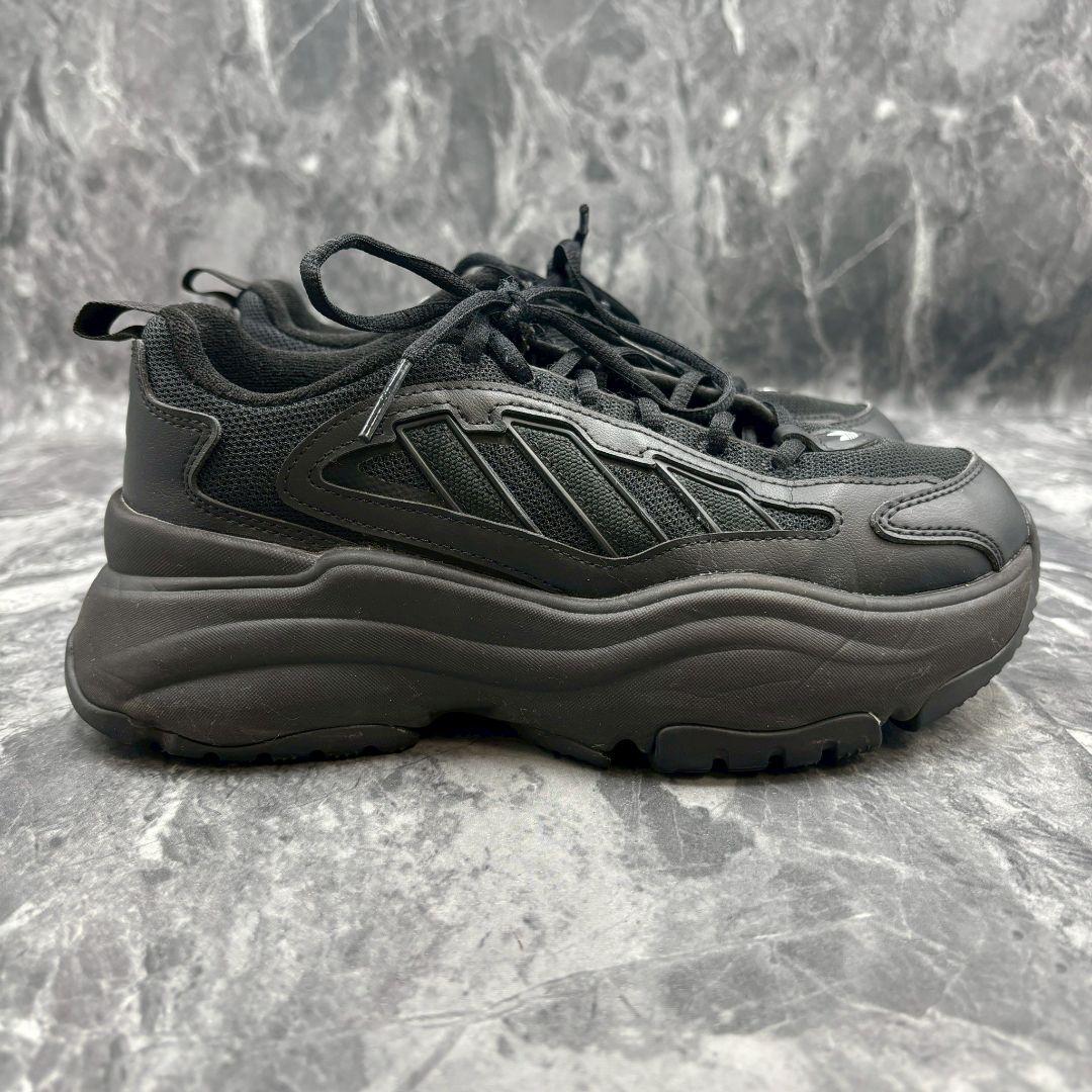 ✨極美品✨アディダス OZGAIA 厚底スニーカー 24.5cm 黒 レディース