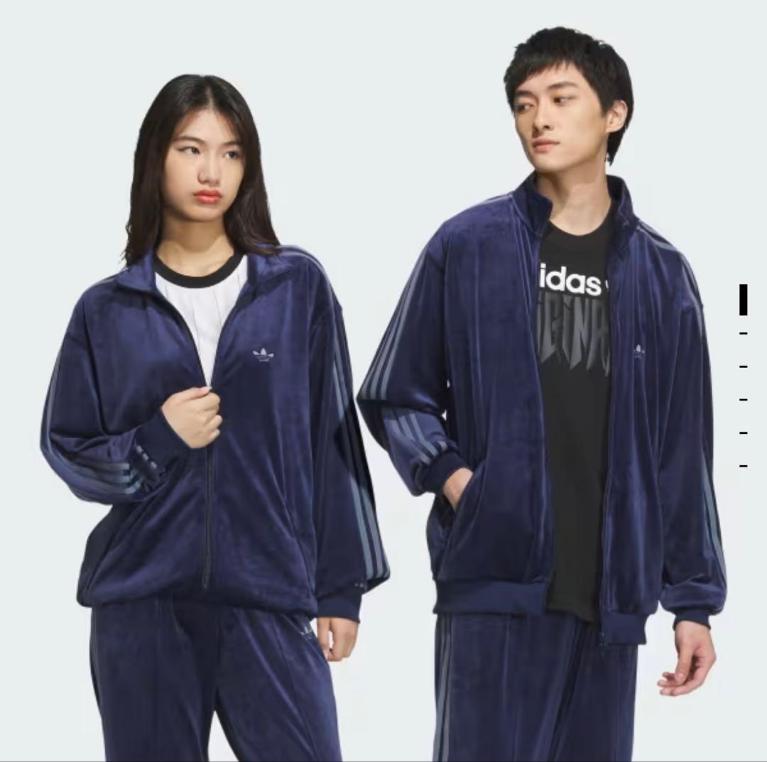 【美品】アディダス　ベロアトラックジャケット　Mサイズ adidas Originals アディダス ベロア スーパースター SST アディカラー