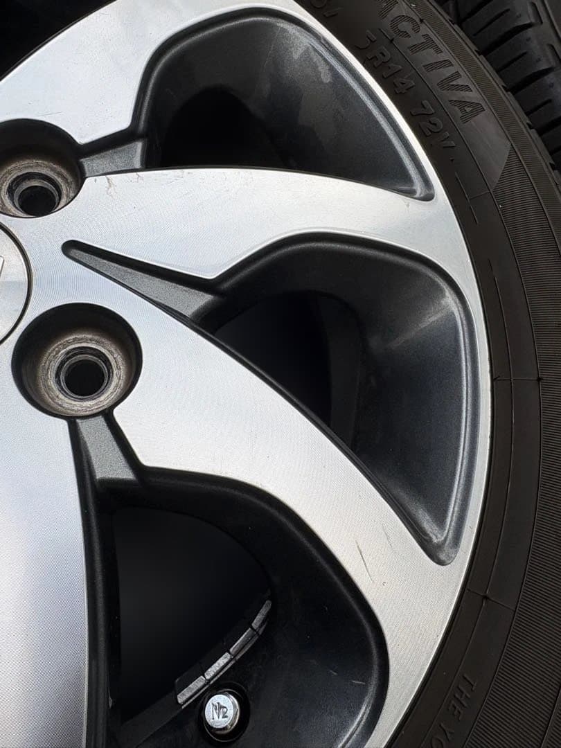 オススメ‼️スズキ純正14インチ 4.5J 23年165/55R14 4本セット⛰️