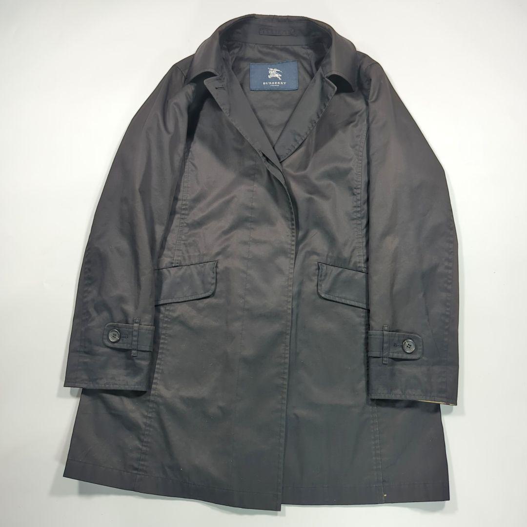 BURBERRY バーバリーロンドン ステンカラーコートノバチェック 9号