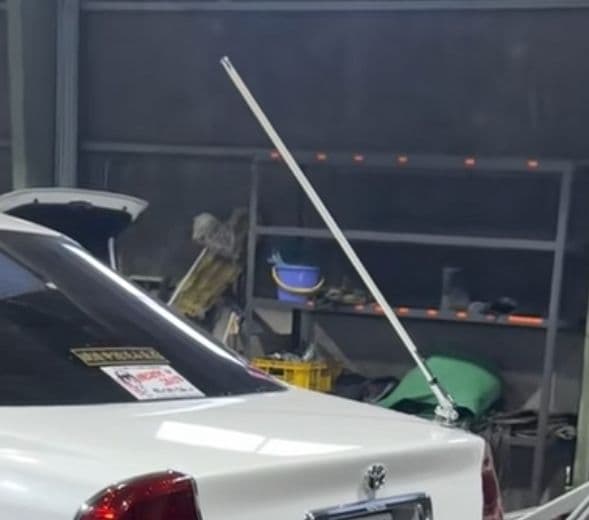 最新作！送料込！VIPアンテナ黒　本物ジャンクションプロデュース