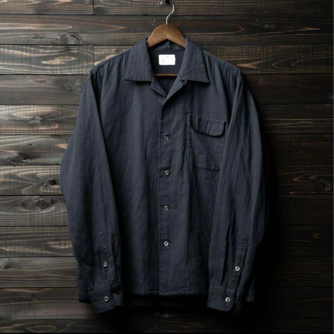 PABLO VINCI Back patch shirt L ゲリラシャツ 黒 - メルカリ