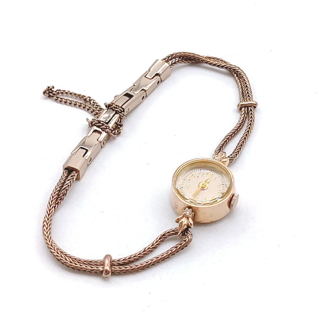 廃盤 agete アガット ラウンドクラシック 0.02ct K10 ダイヤ