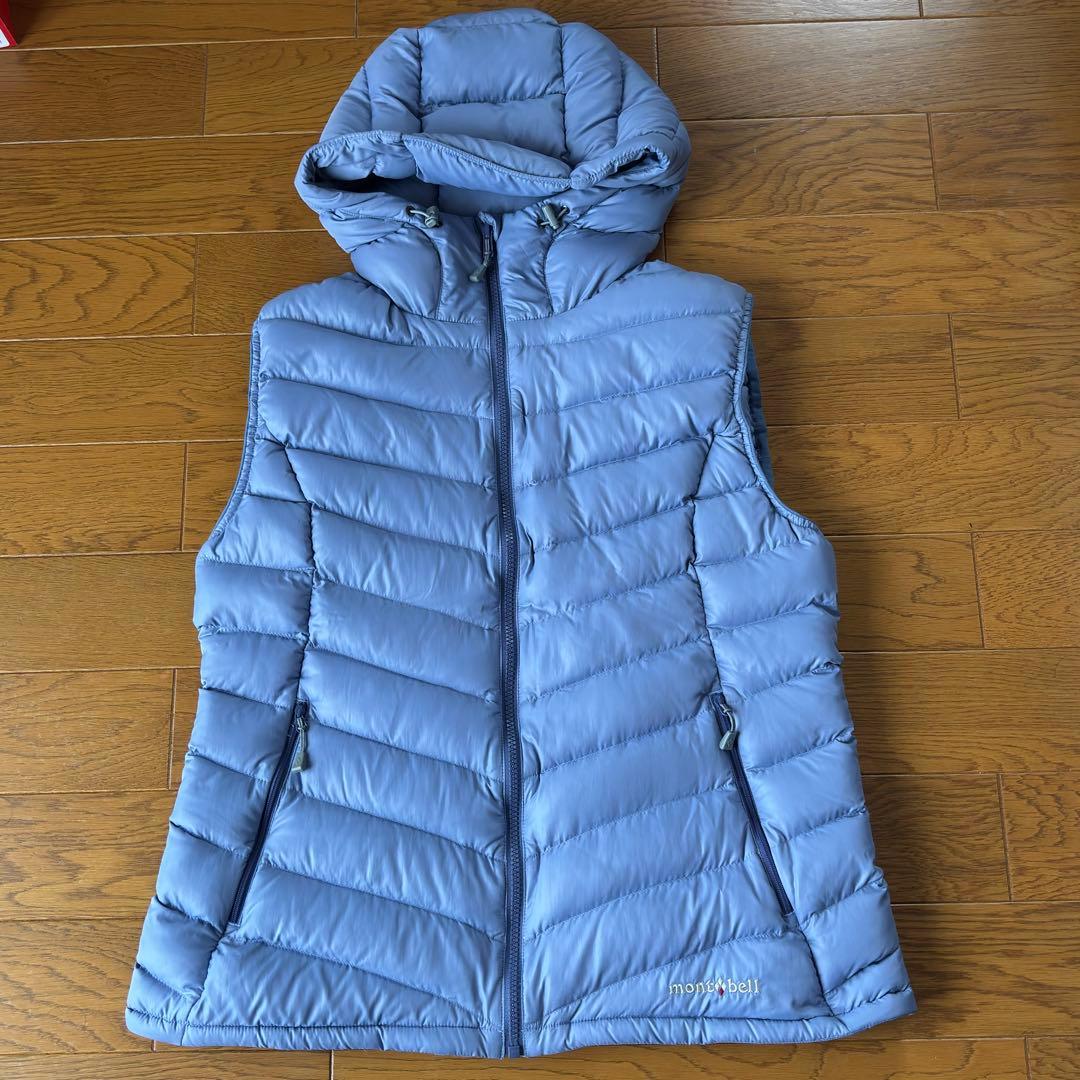 【試着のみ】montbell US ハイランドフードベスト パープル（廃盤色） US ハイランド フードベスト Women's｜モンベル