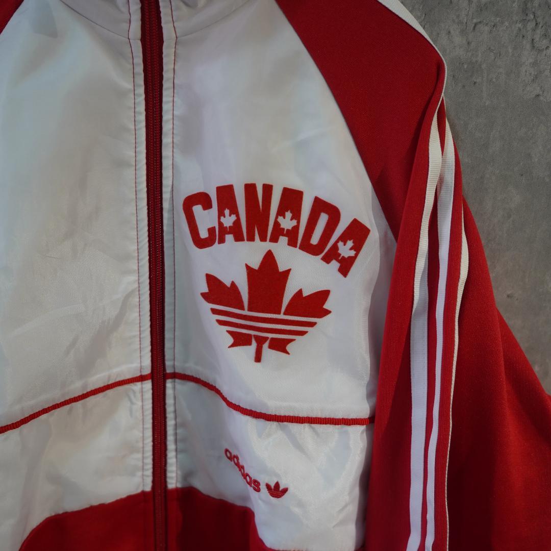00's adidas アディダス カナダ ジャージ トラックジャケット 赤白