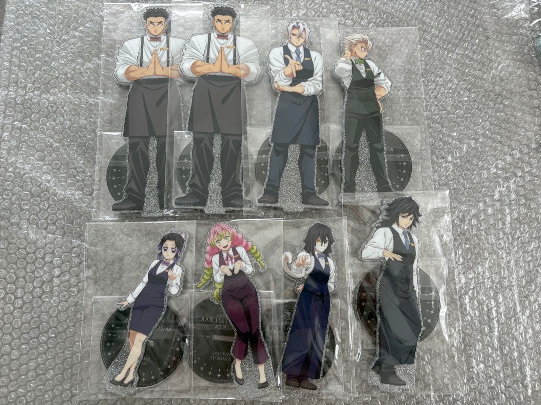 モクテルバー 両面アクリルスタンド セット 冨岡義勇 不死川実弥 鬼滅