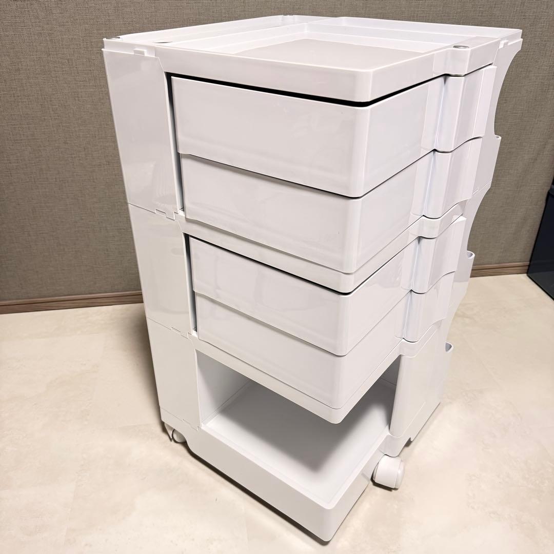 ボビーワゴン リプロダクト ホワイト 3段4引出し - メルカリ