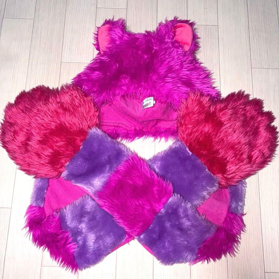 ディズニーチェシャ猫 マフラーキャップ - メルカリ