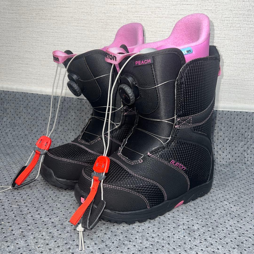 数回使用 24cm BURTON PEACH BOA スノーボードブーツ - メルカリ