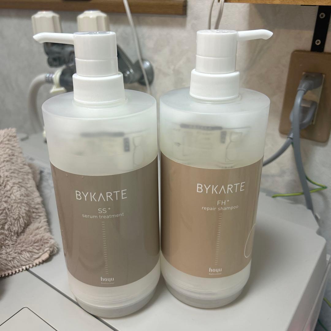 BYKARTE FHリペアシャンプー＆SS+セラムトリートメント セット品】ホーユー バイカルテ リペアシャンプー FH+ 280ml セラム