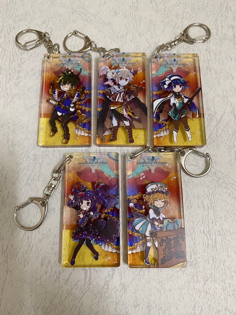 アナザーエデン コンサート アクリルキーホルダー 5個セット - メルカリ