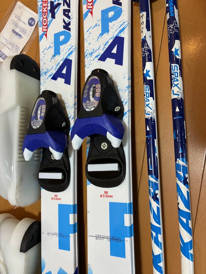 美品スキーセット 板96cm靴20cm身長90〜110cmのお子様 - メルカリ