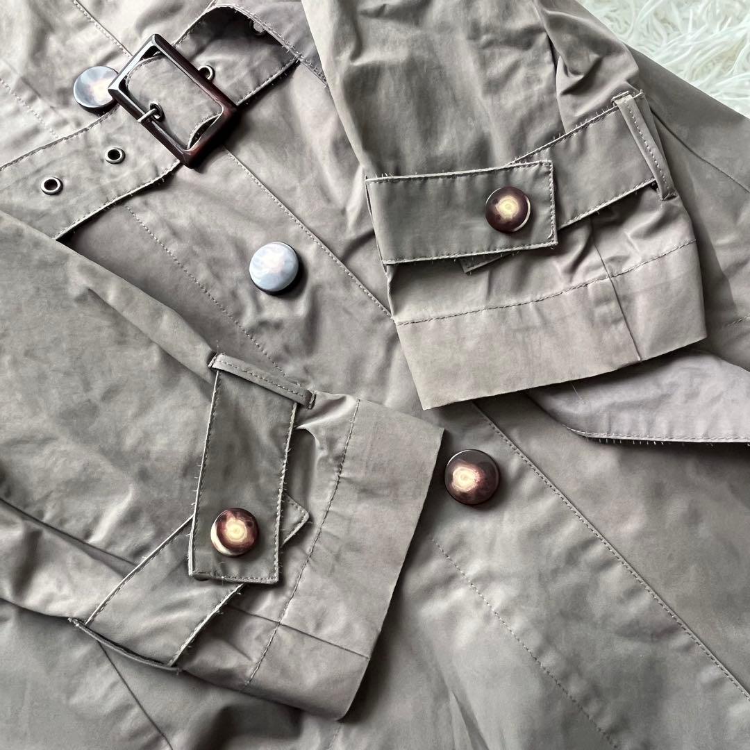 美品】マックスマーラ ロングトレンチコート ベルト ライナー付 38