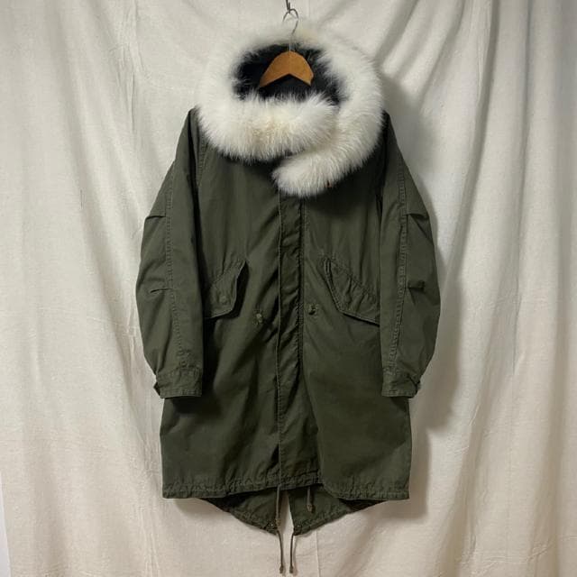 小泉今日子さん着 green M-65 モッズコート フォックスファー ライナー