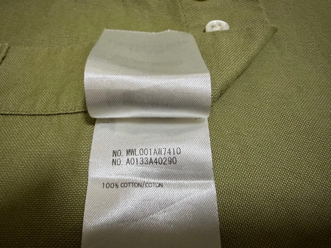 THOM BROWNE. オックスフォード ボタンダウンシャツ オリーブグリーン