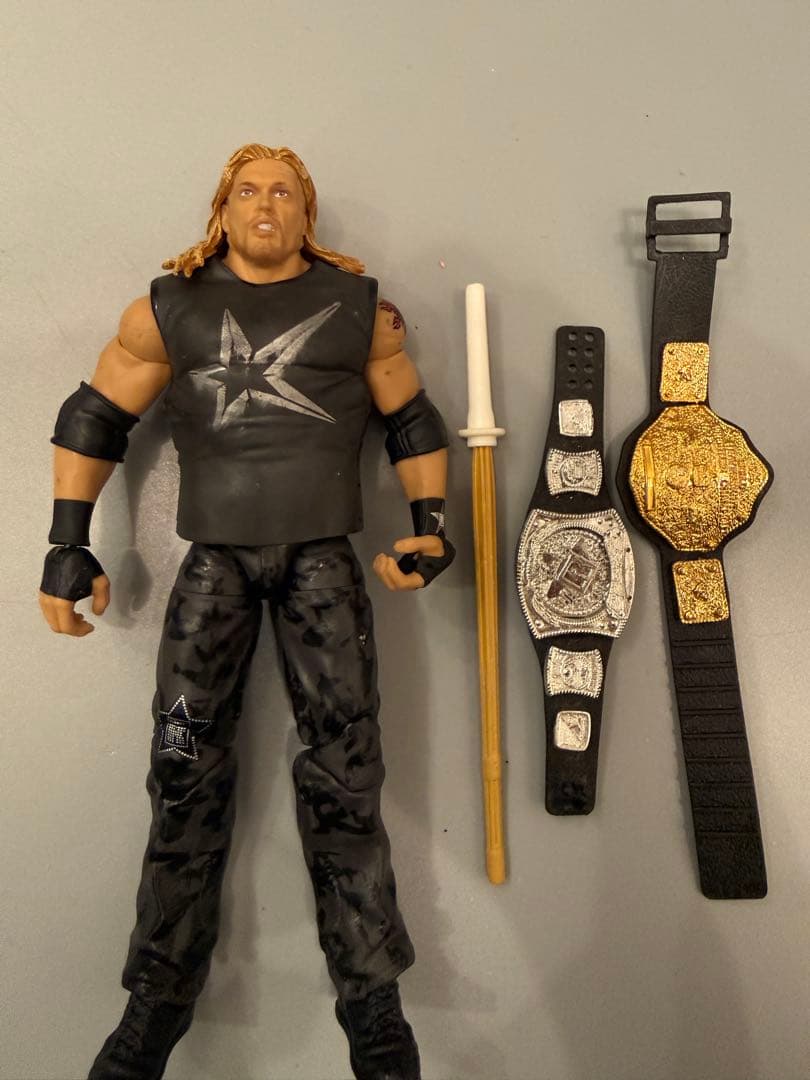 WWE エッジ フィギュア チャンピオンベルト付き - メルカリ