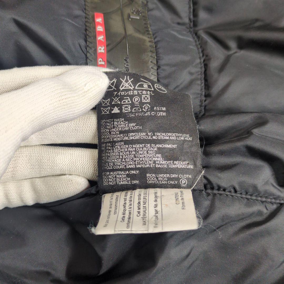 希少】PRADA SPORT ハイネック ジップアップ 中綿 ジャケット - メルカリ