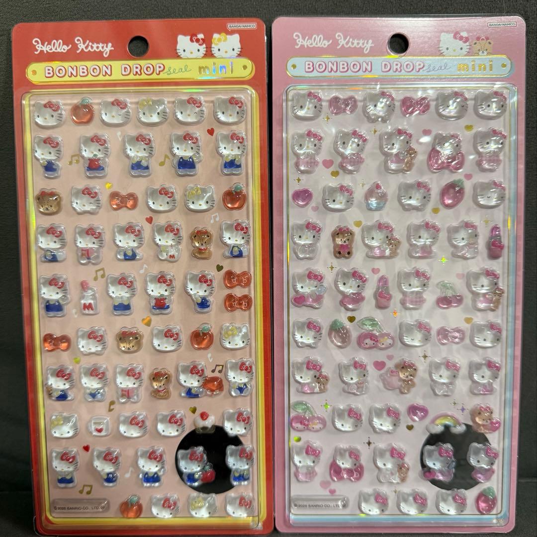 正規品 ボンボンドロップシール ミニ サンリオ 8種コンプリートセット