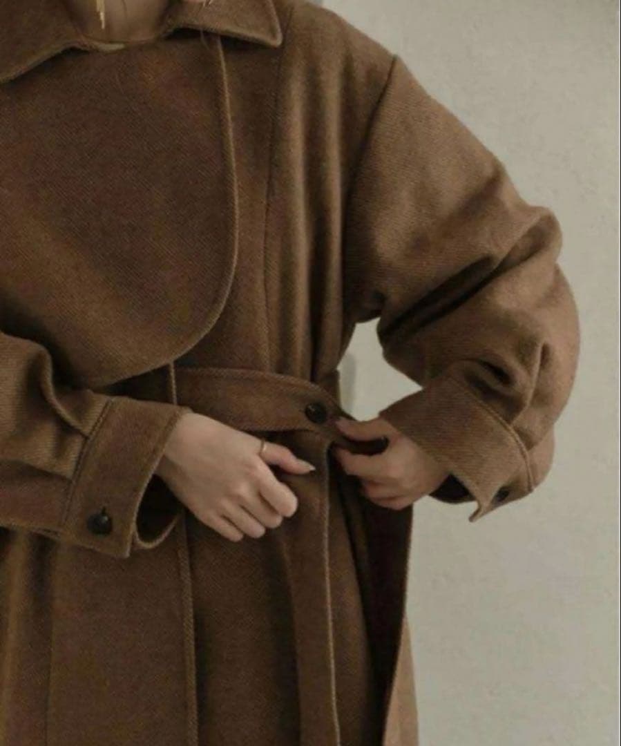 Èaphi gunpatch waist mark long coat - メルカリ