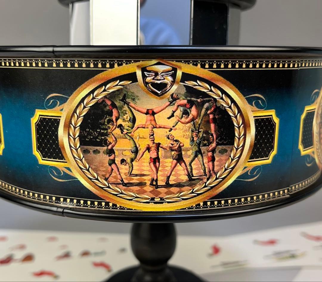 プラキシノスコープ】回転覗き絵 オルゴール付き レトロアンティーク