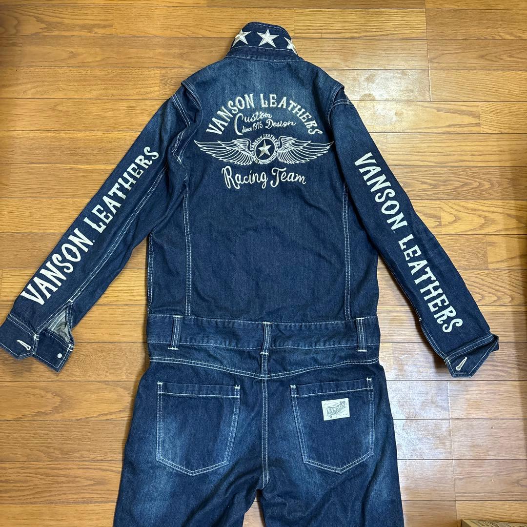VANSON LEATHERS ダークデニムオーバーオールつなぎ 楽天市場】VANSON バンソン つなぎ デニム メンズ レディース