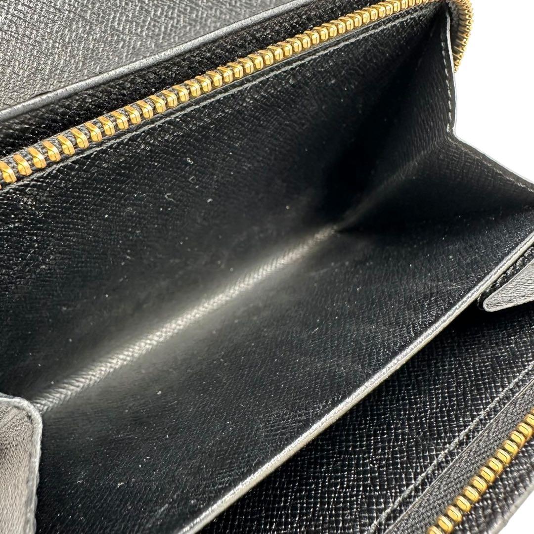極美品】ルイヴィトン エピ ブラック 黒 二つ折り財布 トレ