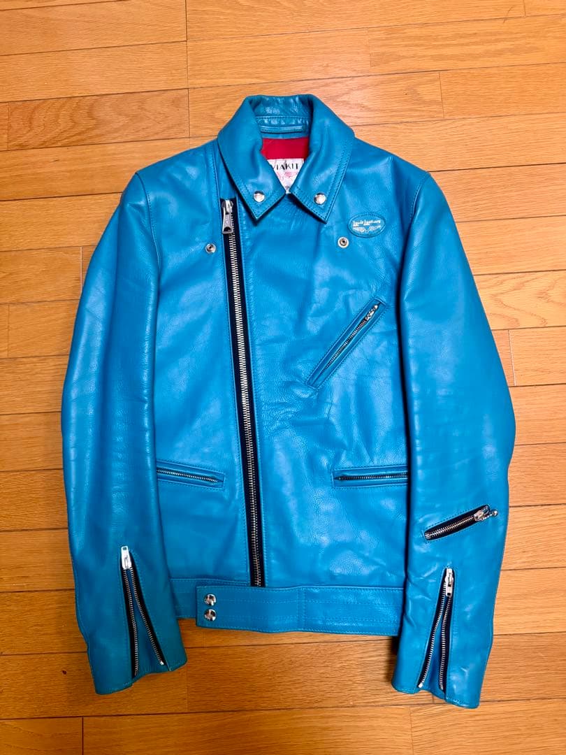 S*t様 ルイスレザー サイクロン ターコイズ 34TF ホースハイド ルイスレザー 441/TH サイクロン ホースハイド タイトフィット 36