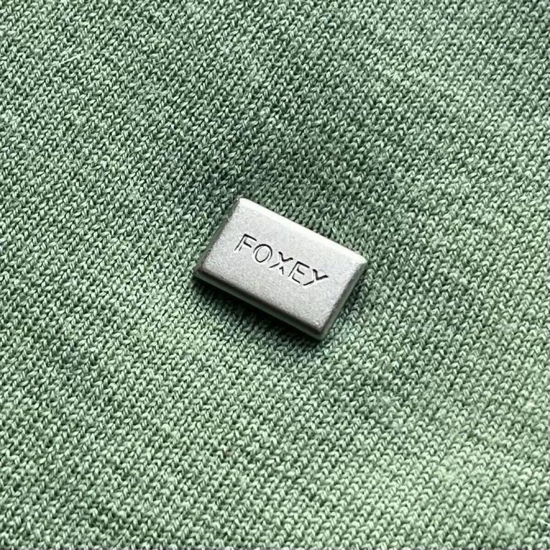 FOXEY NY 40 グレースウールニット ジェイドグリーン - メルカリ
