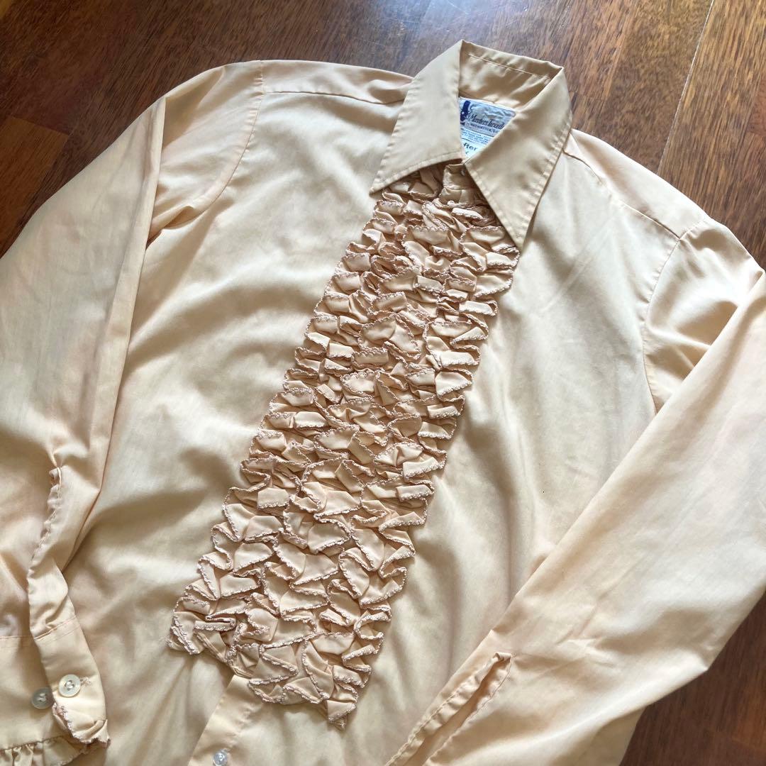 1970s after six フリルシャツ USA製 - メルカリ