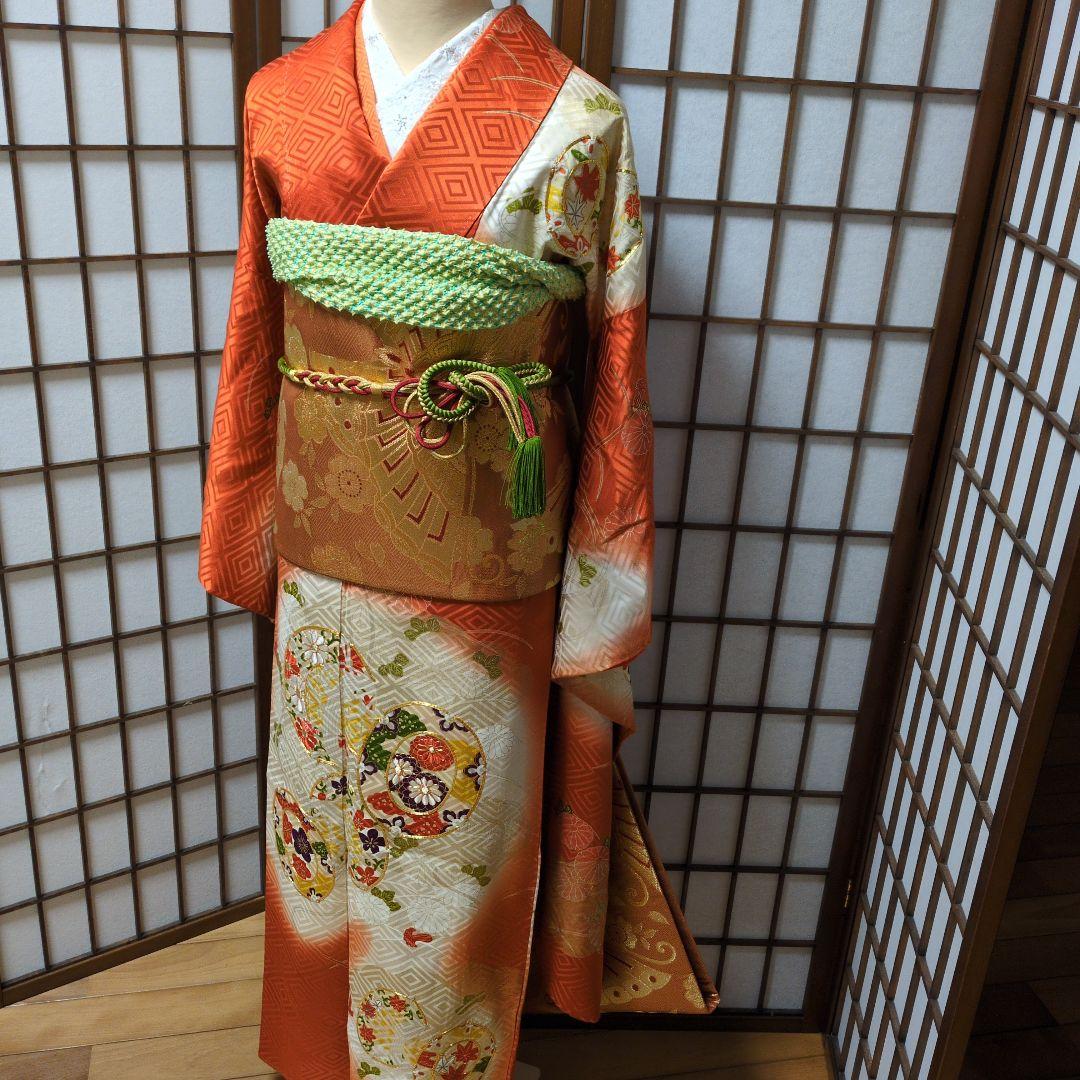 161センチ格式ある振袖帯セット　　正絹 楽天市場】京友禅 正絹 振袖 30点 セット 黒 成人式 ふりそで 振袖