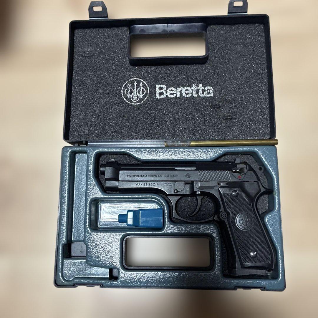 Beretta ガスガン 6mm BB弾 ケース付き 3点セット Beretta M9A3 M9A1 アップライト ピストルケース ブラウン