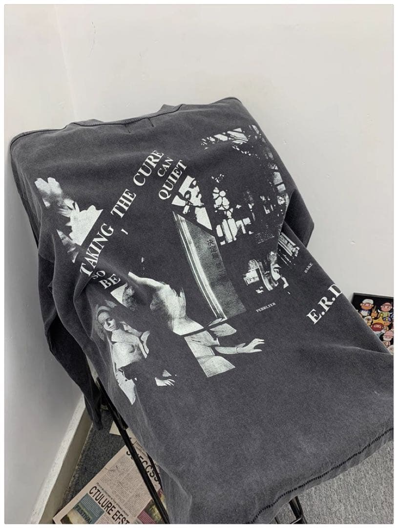 STORE4RIDERS-長袖Tシャツアメリカンストリートプリント ヴィンテージ