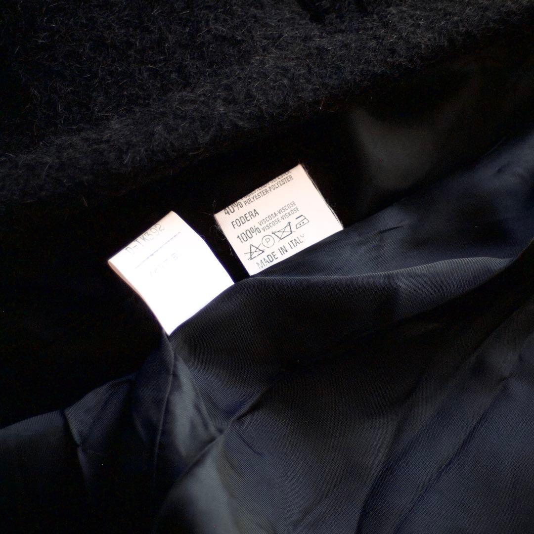 ジャケット・アウター 90s \"GFF\" black wool design wide coat