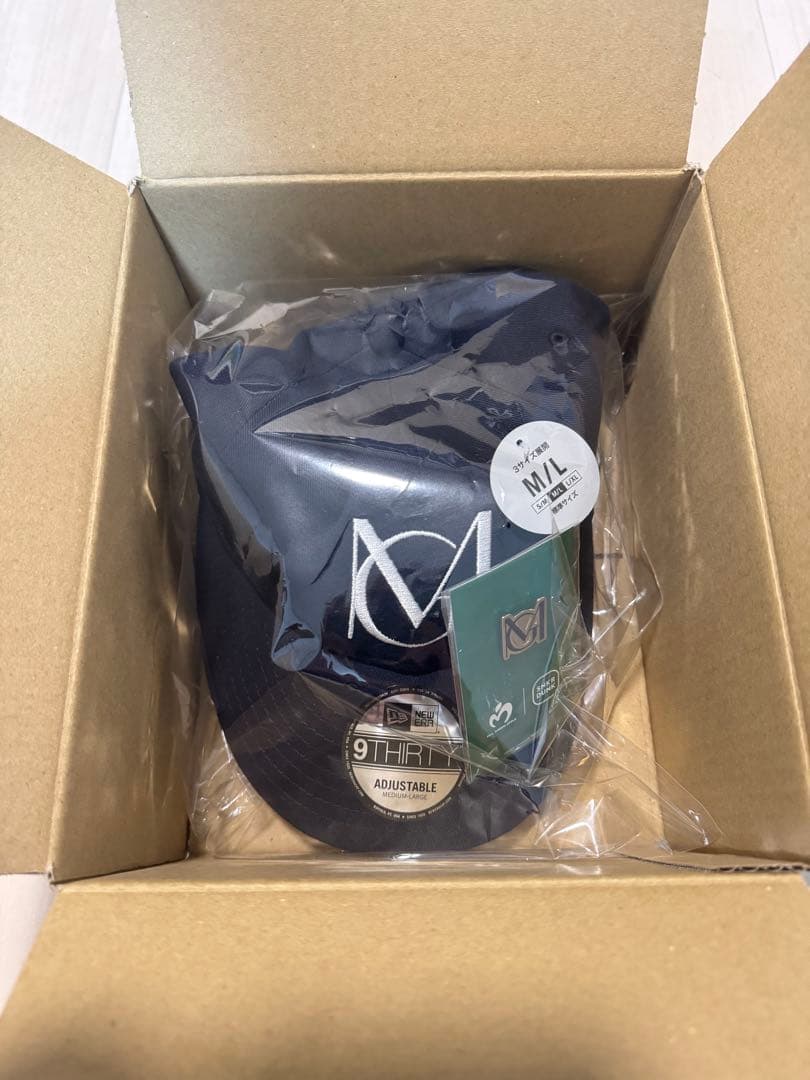 ミセスグリーンアップル NEWERA コラボキャップネイビー ピンズ付き Mrs GREEN APPLE × NEW ERA 9THIRTY MGAロゴキャップピンズ付 ミセス