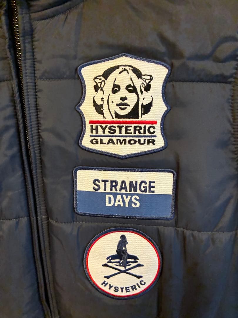 ヒステリックグラマー プリマロフトジャケット 刺繍ワッペン 未使用