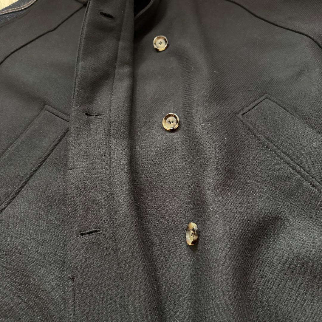 希少】ZARA ポンチョコート MANTECO デニム M ブラック