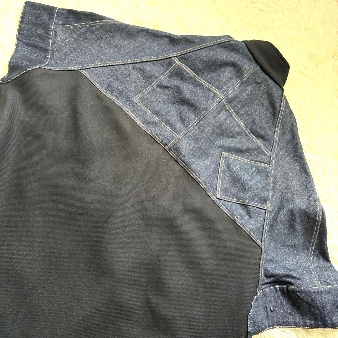 希少】ZARA ポンチョコート MANTECO デニム M ブラック