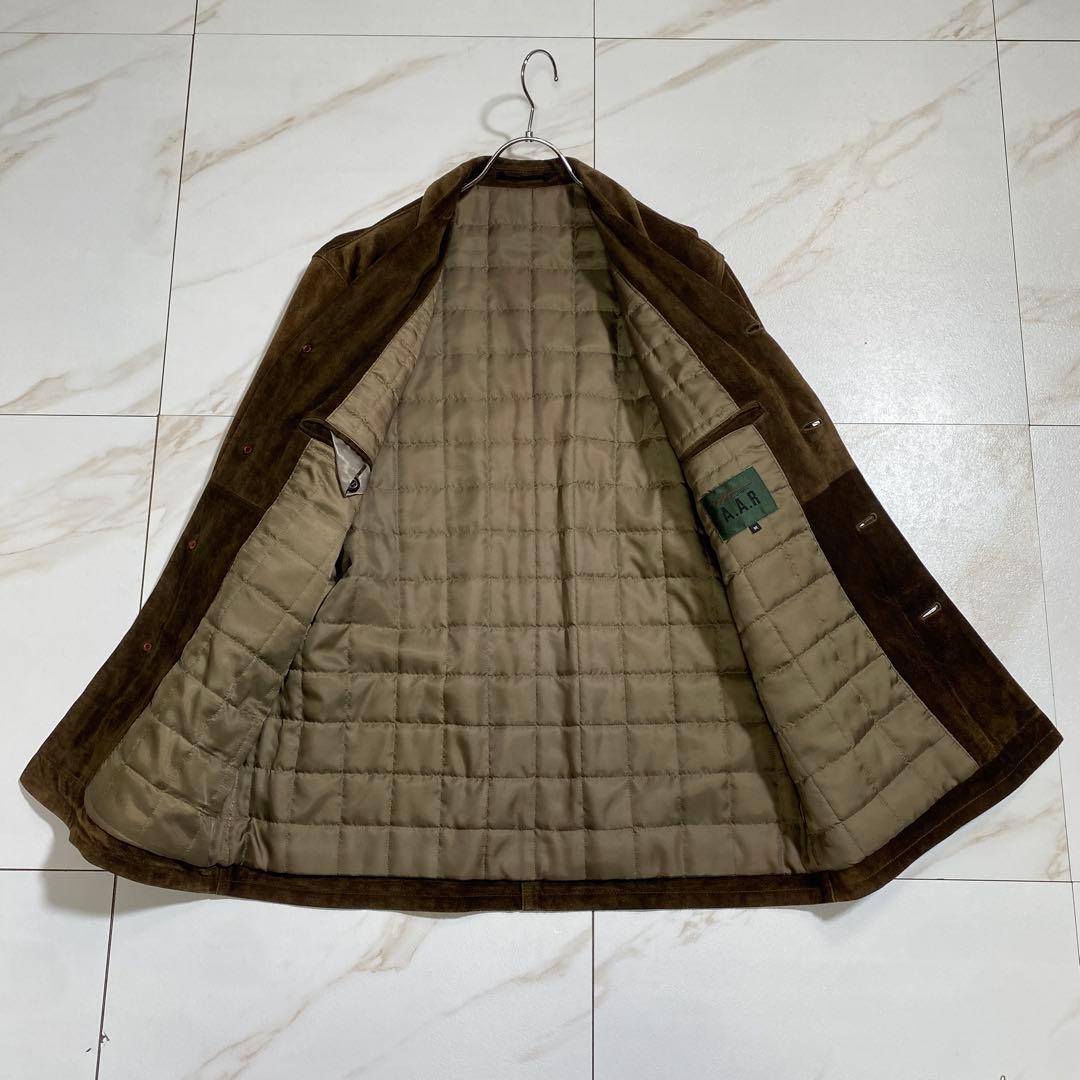 希少♡A.A.R ヨウジヤマモト レザースエードカバーオールコート