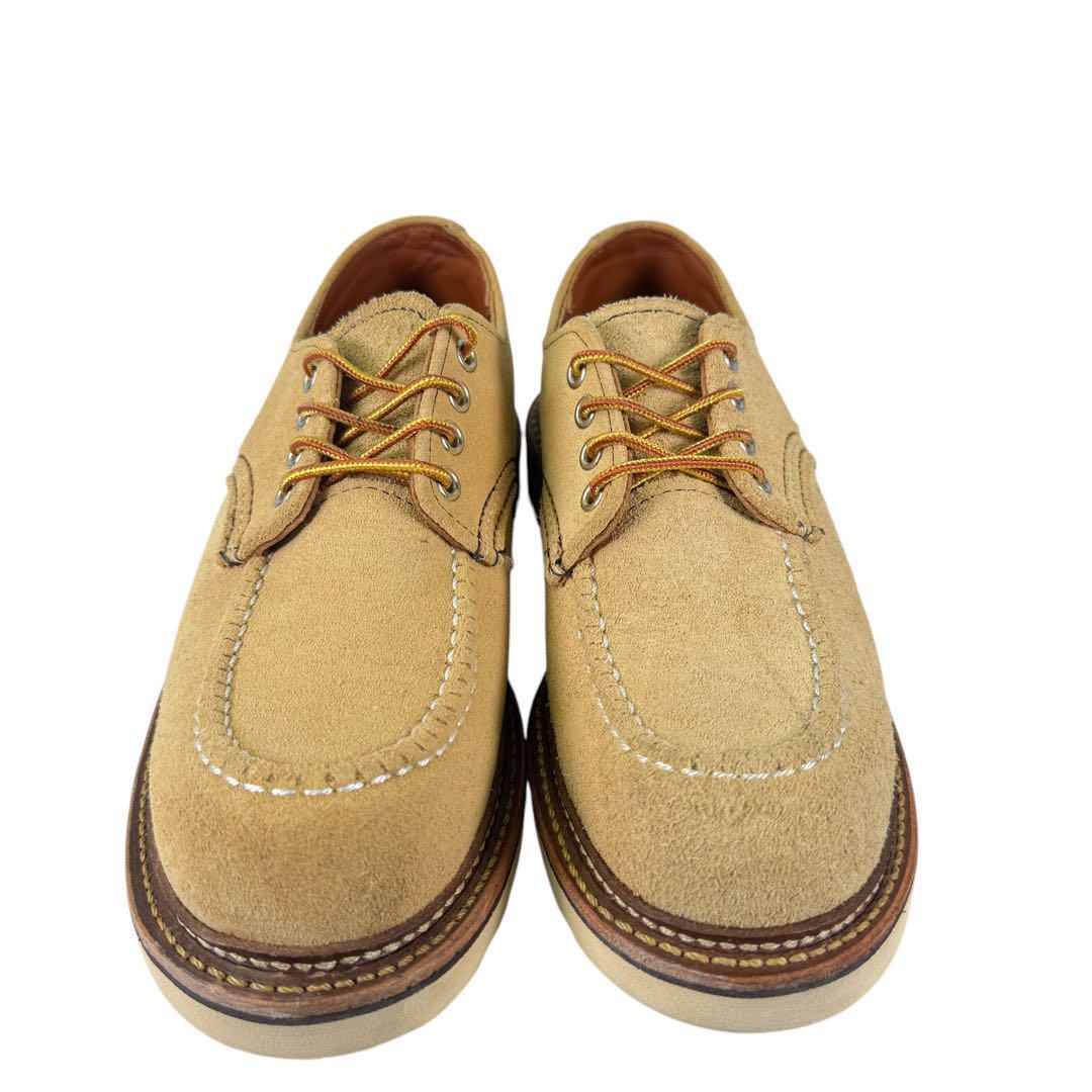 ☆数回使用程度☆美品☆スエード☆オックスフォード☆8097☆8D☆レッド