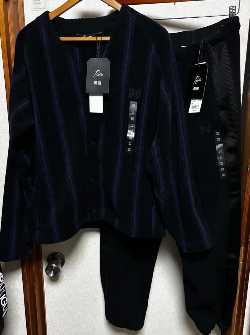 【新品】ユニクロ ニードルス コラボ フリース素材　セットアップ　サイズ　M ユニクロ公式 | フリースジャケット