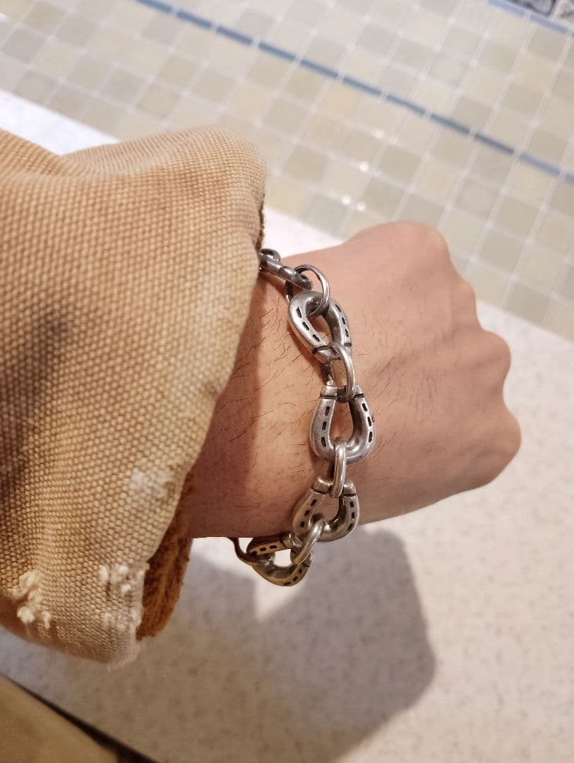 す*し様 総重量　47.8g　DRY BONES オールシルバーオールドホースシ